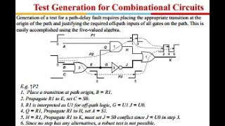 Testability of VLSI Lecture 10  Delay Testing [upl. by Brandenburg]