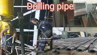 Drilling pipe work shop to drill dackshortsyoutube mechanical all work [upl. by Soisanahta]