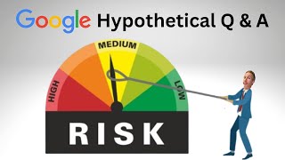 Google Program Manager  Hypothetical Risk  Question amp Answer [upl. by Analla]