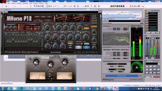 Mhorse p12 plugin VST by Terry West  mastering test [upl. by Eednas364]