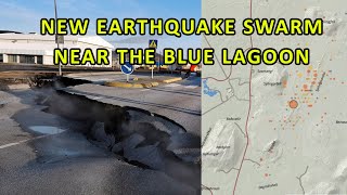 Earthquakes intensify in a New Swarm Near the Blue Lagoon Iceland [upl. by Auqenahc114]