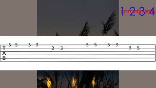 HOUSE OF THE RISING SUN facileasy cover Guitar Tab [upl. by Fleeman]