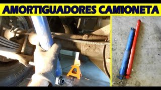 Cambio de Amortiguadores Delanteros y Traseros camioneta [upl. by Llertnom316]