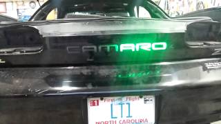 9302 camaro light up Berger panel [upl. by Tnecillim195]