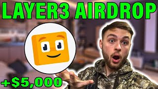 Layer3 Airdrop Tutorial FULL GUIDE [upl. by Trovillion567]