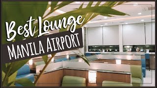 Manila Airport  Best Priority Pass Lounge Sky View [upl. by Meriel975]