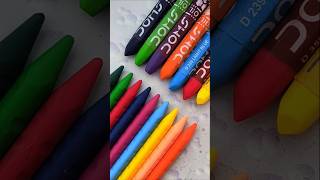 PLASTIC CRAYONS 🆚 OILS PASTELS 😱😍 Which colour is the best trending challenge drawing shorts [upl. by Ran]