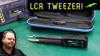 🔴 FNIRSI LCRST1 LCR Tweezer Review  No1284 [upl. by Kaz]