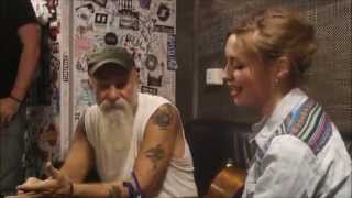 Jeanne Rouwendaal  Ages feat Seasick Steve Backstage at Patronaat [upl. by Nayt]