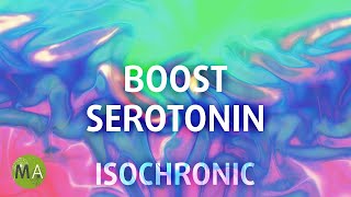 Boost Serotonin  Dopamine Uplifting Ambience 10Hz Isochronic Tones 528Hz [upl. by Yattirb919]