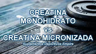 Creatina MONOHIDRATO ATP vs Creatina MICRONIZADA [upl. by Jona642]