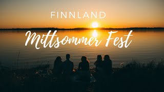 Mittsommer in Finnland  Wie feiern die FINNEN Mittsommer [upl. by Enialem]