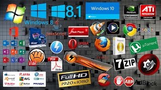 Descarga 17 Programas Básicos Para Tu PC Gratis Aqui 100 Full 2017 [upl. by Meerek]