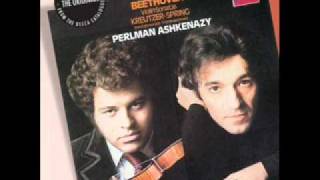 Beethoven violin sonata No 5 Spring Mvts 3 and 4 33 Perlman [upl. by Ytomit]