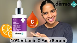 the derma co Vitamin C 10 face serum review [upl. by Veronika]