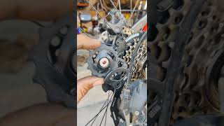 Cycle Gear Service 🧑🏻‍🔧 Bicycle Gear Install 💯 gearcycle shorts cycle [upl. by Phillida542]