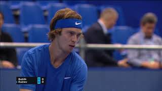 VTB Kremlin Cup 2019 — A Bublik vs A Rublev [upl. by Mcmahon]