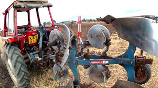 1978 Massey Ferguson 135 Diesel Tractor With Ransomes Plough [upl. by Warde711]