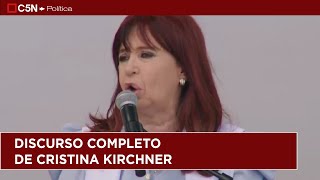 EL DISCURSO DE CRISTINA KIRCHNER EN ROSARIO quotMILEI DESREGULÁ LOS MEDICAMENTOSquot [upl. by Euqinomad700]