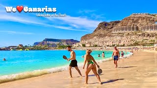 Playa de Amadores Beach 🏖️ Gran Canaria 🌞 March 2023  We❤️Canarias [upl. by Fawcette43]