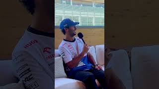 What’s your party trick👇 danielricciardo yukitsunoda formulaone [upl. by Cob]