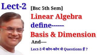 BASIS amp DIMENSIONS Linear Algebra Basis and Dimensions [upl. by Lledraw546]