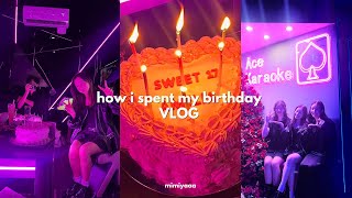 how i spent my birthday  birthday vlog ft friends 🤍 [upl. by Acisey]