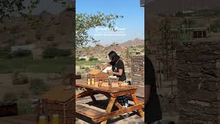 Breakfast in the mountain 🤎  📍 Damani Lodges Hatta shortsvideo shortsviral [upl. by Buchanan441]