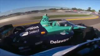 2024 Indycar Milwaukee Race 1  2 Josef Newgarden amp 28 Marcus Ericsson Crash Onboard [upl. by Dody]