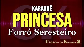 Forró Seresteiro  Princesa  Karaokê FL [upl. by Ecilegna602]