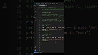 Does Python have a ternary conditional operator python [upl. by Navy]