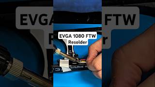 EVGA 1080 FTW Card LED Control Resolder pc gaming restoration shorts [upl. by Benedick798]