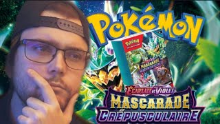 6 BOOSTERS MASCARADE CREPUSCULAIRE  Ouverture Pokemon [upl. by Enetsuj358]