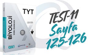 Test 11 Hayvanlar Oxi Serisi Biyoloji  OksijenYayınları [upl. by Spenser]