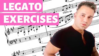 HOW TO SING LEGATO  Exercises to STRENGTHEN amp BUILD the LEGATO in the VOICE [upl. by Shirk]