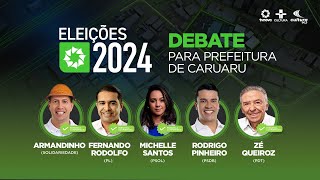 Eleições 2024  Debate com os candidatos à prefeitura de Caruaru 1909  0900 [upl. by Atilemrac]