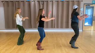 Cotten Eye Joe Line Dance to Music group [upl. by Marv]