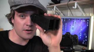 How to Build a Custom Viewfinder Sun Shade For Shooting Video on a DSLR Camera [upl. by Sleinad472]