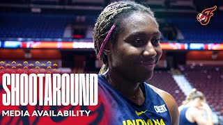 Indiana Fever Shootaround Media Availability at Connecticut Sun  June 10 2024 [upl. by Haonam]