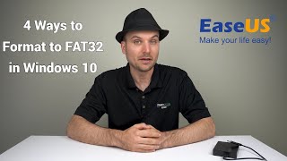 How to Format to FAT32 in Windows 10 [upl. by Koal]