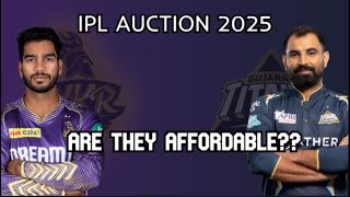 Do GT amp KKR have enough money to get their favs back  KKR and GT Retention Review IPL 2025 [upl. by Eetnuahs770]