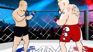 Fedor Emelianenko vs Brock Lesnar [upl. by Romeyn]