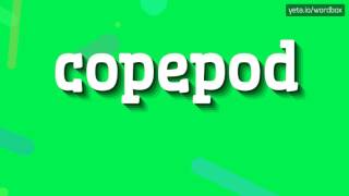 COPEPOD  HOW TO PRONOUNCE IT [upl. by Yllrebmik]