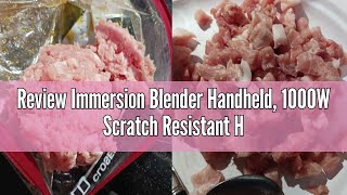 Review Immersion Blender Handheld 1000W Scratch Resistant Hand Blender Abuler 5 in 1 Emulsifier Bl [upl. by Palecek]