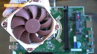 Installing CPU Cooler Noctua NHL9x65 on HP Pavilion Gaming Desktop 6900073w [upl. by Nerin]