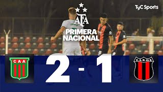 Agropecuario 21 Defensores de Belgrano  Primera Nacional  Fecha 4 Zona A [upl. by Raquel]