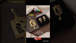 Micro polish pendant set design daily wear pendant design  jewellery pendant short [upl. by Koch]