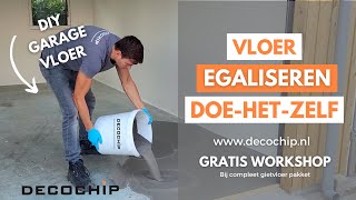 Vloer Egaliseren Met Egaline  Doe Het Zelf [upl. by Dorcas]