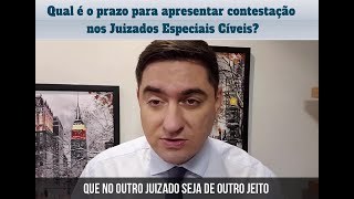 Qual é o prazo para apresentar contestação nos Juizados Especiais Cíveis [upl. by Yboc]