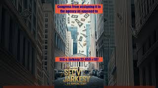 SEC v Jarkesy SCOTUS oral argument SEC amp WallStreet Showdown on SupremeCourt 107 [upl. by Silsby]